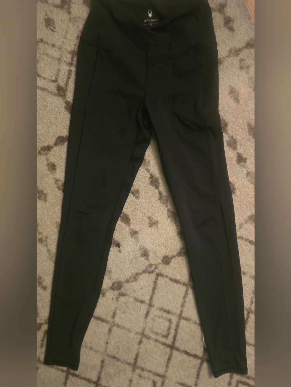 Spyder Black High-Waist Performance Leggings